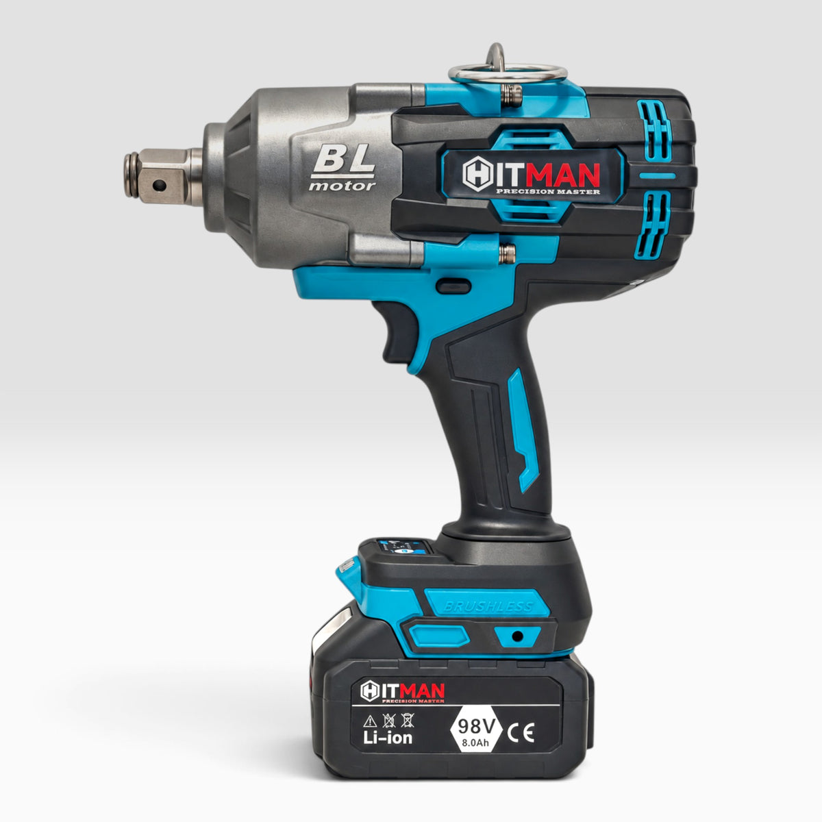 Hitman HT-IWS-2800XPT Ütvecsavarozó Kerékkulcs 2800NM 98V teljesítmény
