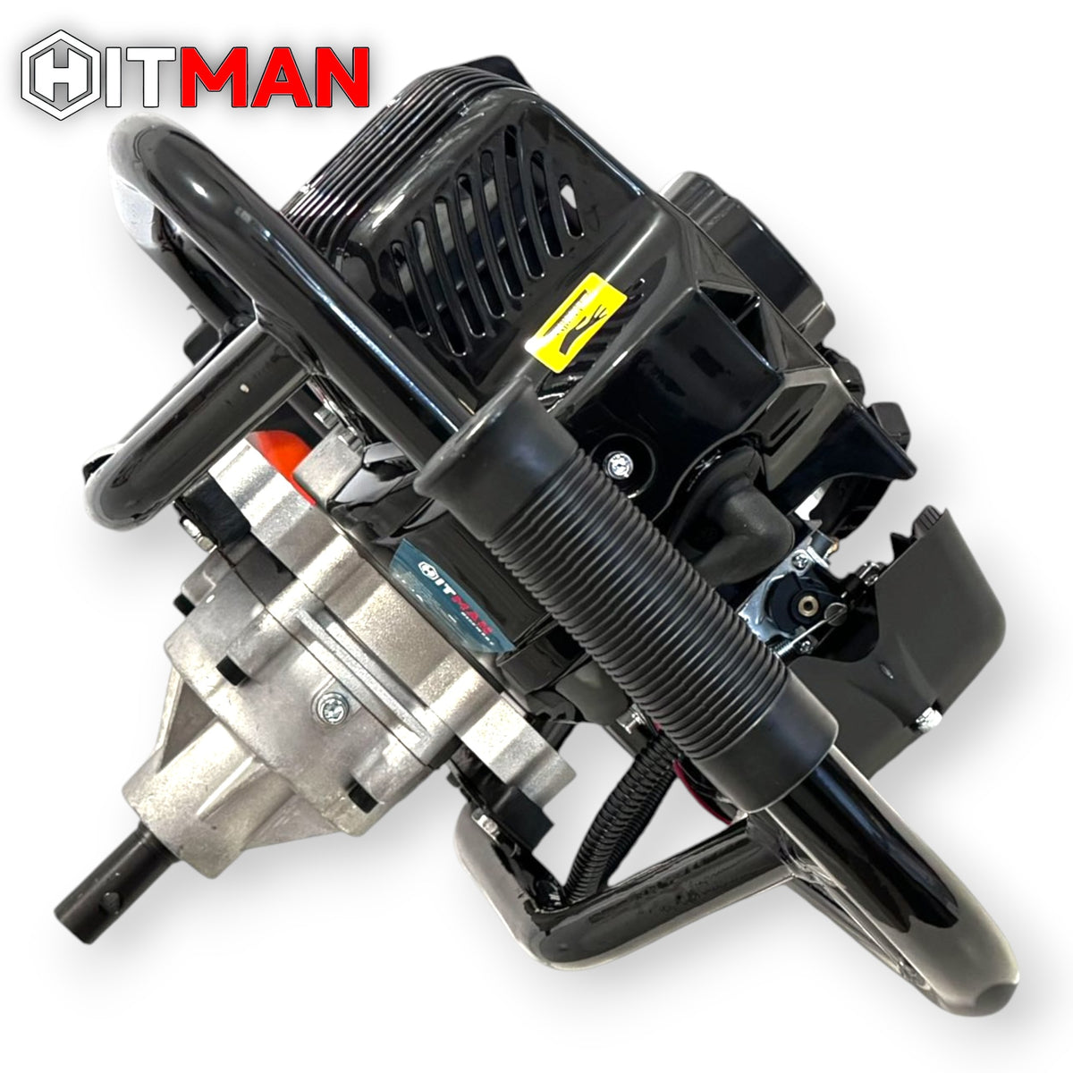 Hitman HT-ED76MAX Benzinmotoros Talajfúrógép 6,5HP – 73cc – 3 fúrószár, 80 cm hossz