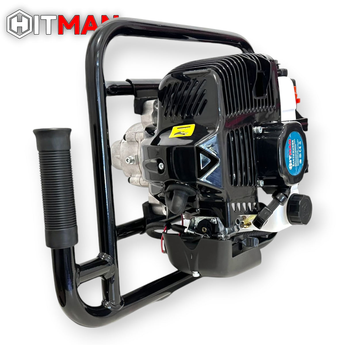 Hitman HT-ED76MAX Benzinmotoros Talajfúrógép 6,5HP – 73cc – 3 fúrószár, 80 cm hossz