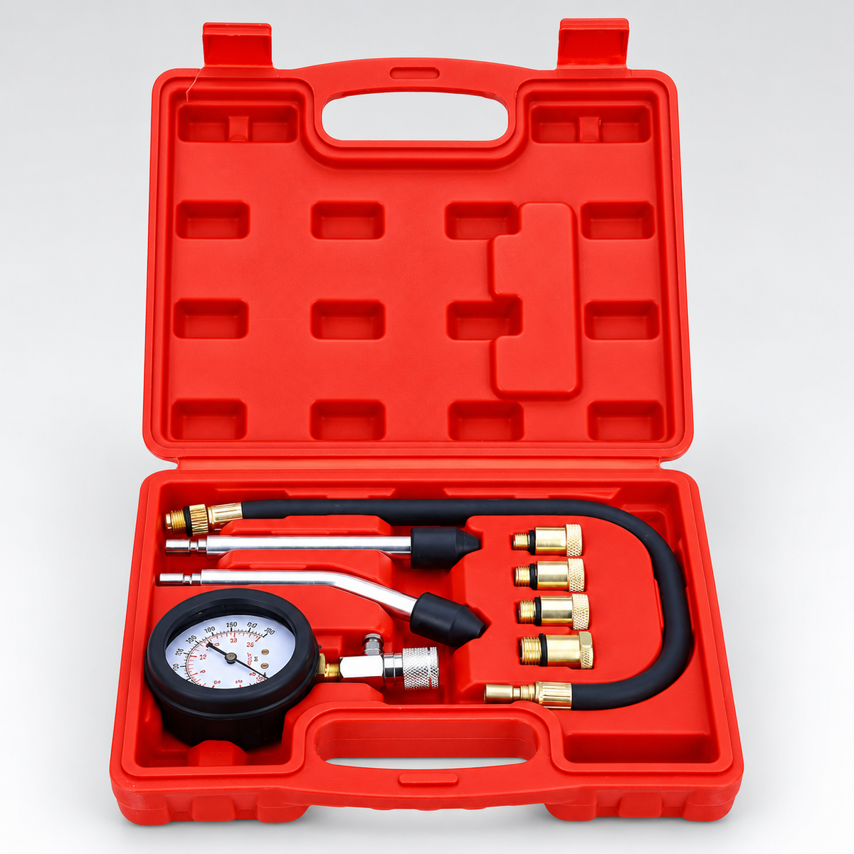 HAINA HA-3002 benzin kompressziómérő készlet 0–20 Bar – MG50192