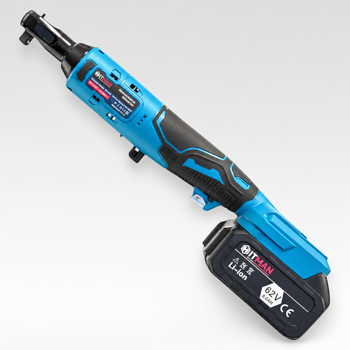 HITMAN HT-ERK-3325Max akkumulátoros racsnis kulcs 97,5 Nm – 6 db dugókulccsal