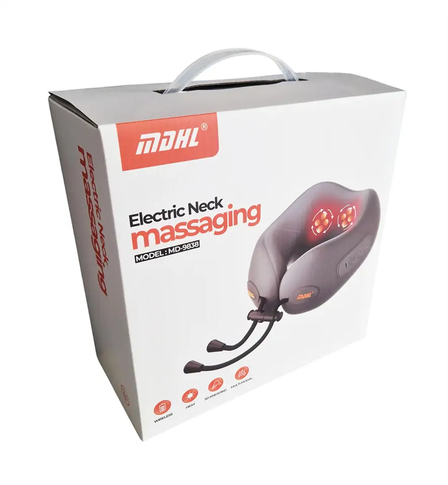 MDHL Elektromos nyak masszírozó párna melegítő funkcióval - MD-9838