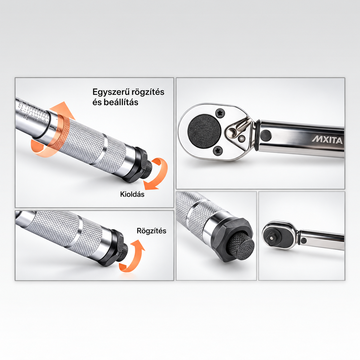 HITMAN HA-2158 állítható nyomatékkulcs 3/8" – 19–110 Nm