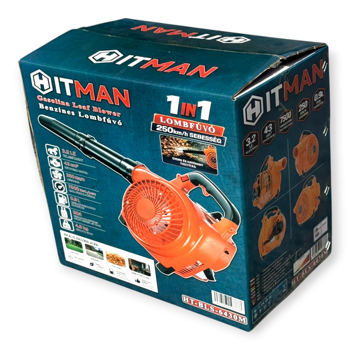 Hitman benzinmotoros lombfúvó 3,2LE/43 cm³ H-BLS-6430M