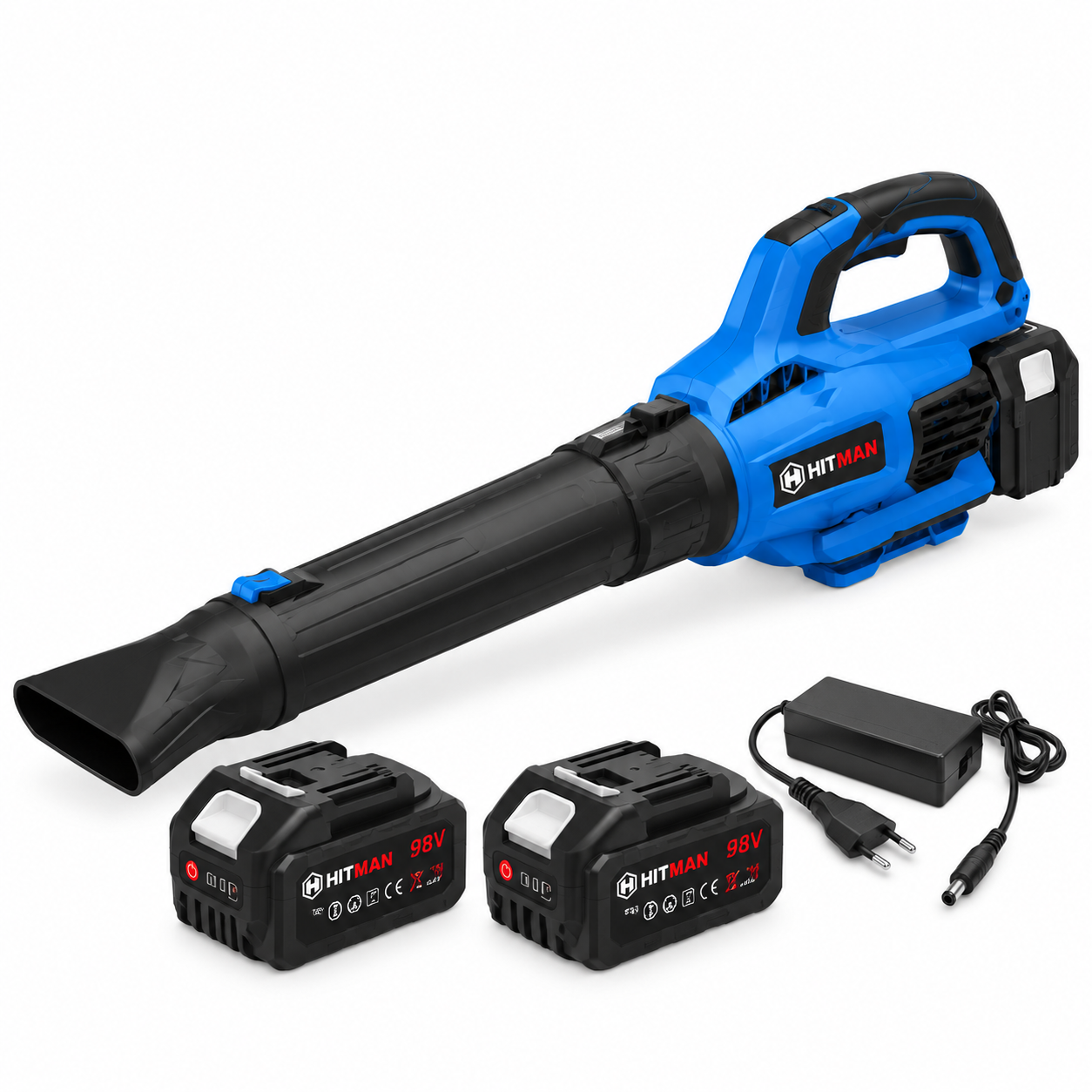 Hitman HT-BLS-6444RS akkumulátoros lombfúvó 98V - 2db akkuval