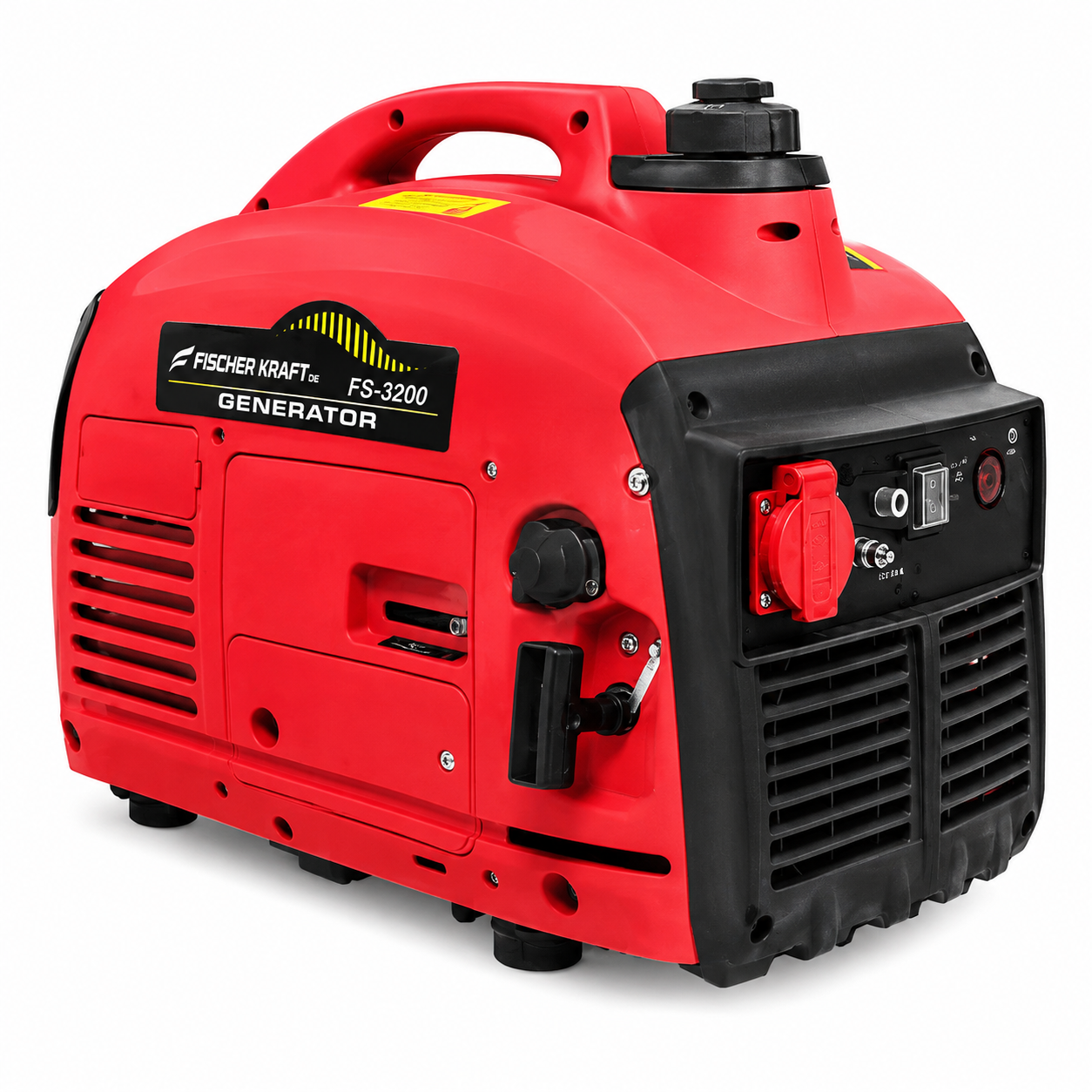 Fischer Kraft FS-3200 benzines generátor – 3200 W, 220/380 V, 6 literes tartály