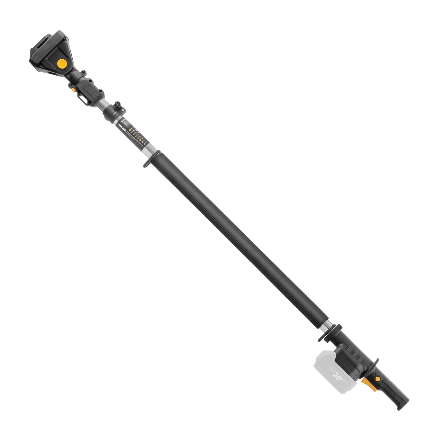 Procraft EP2.0R teleszkópos kerti hosszabbító nyél – 120–200 cm, forgatható fejjel
