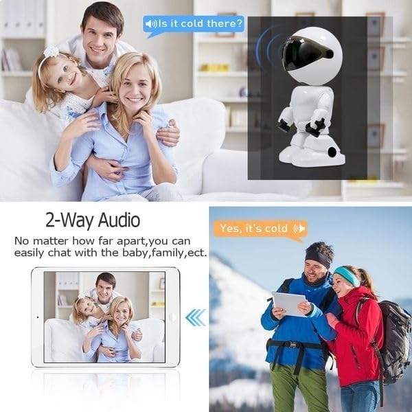 Smart Robot Wireless IP Kamera – Auto Tracking Okos Beltéri WiFi Kamera