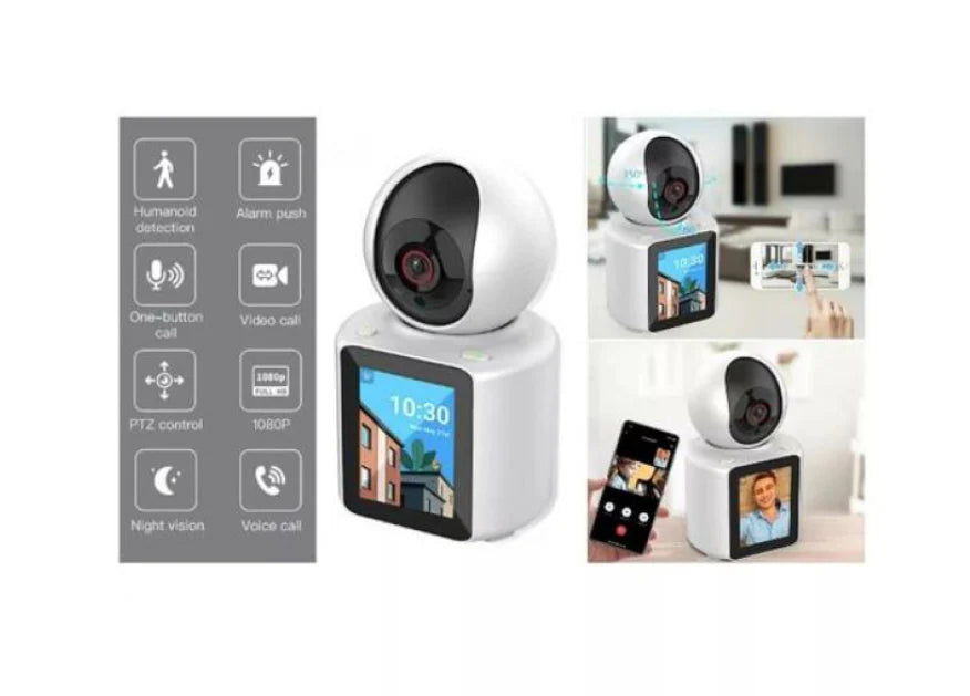 Bébiőr Okos Wi-Fi Kamera Full HD 1080p – Videohívás, Éjjellátó, ICSee App