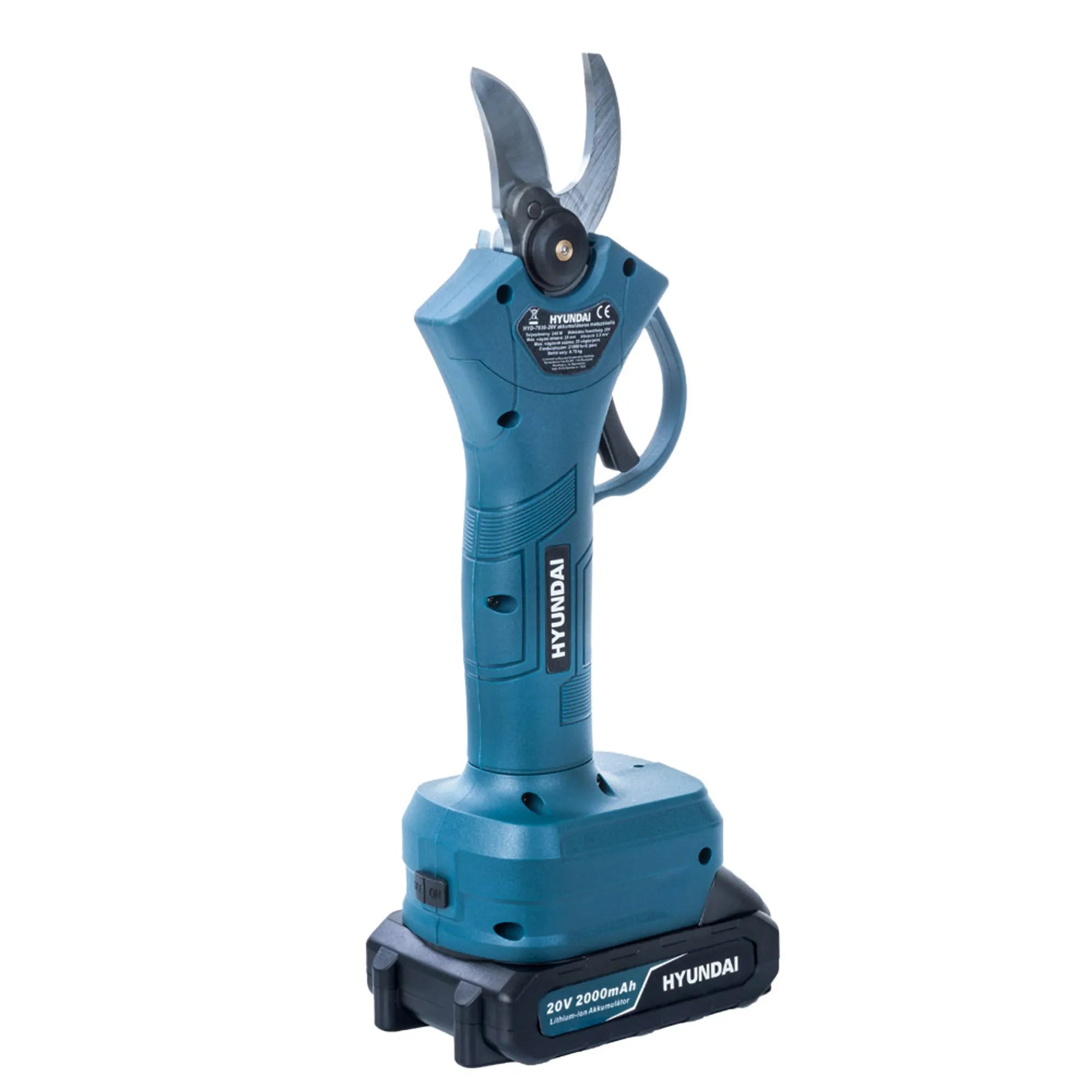 Hyundai HYD-7030-20V-Li Akkumulátoros Metszőolló 2 Akkumulátorral