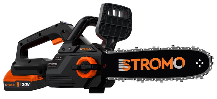 Stromo AAS44 20V akkumulátoros láncfűrész – Brushless motorral, 304 mm-es vezetőlemezzel, akkuval és töltővel