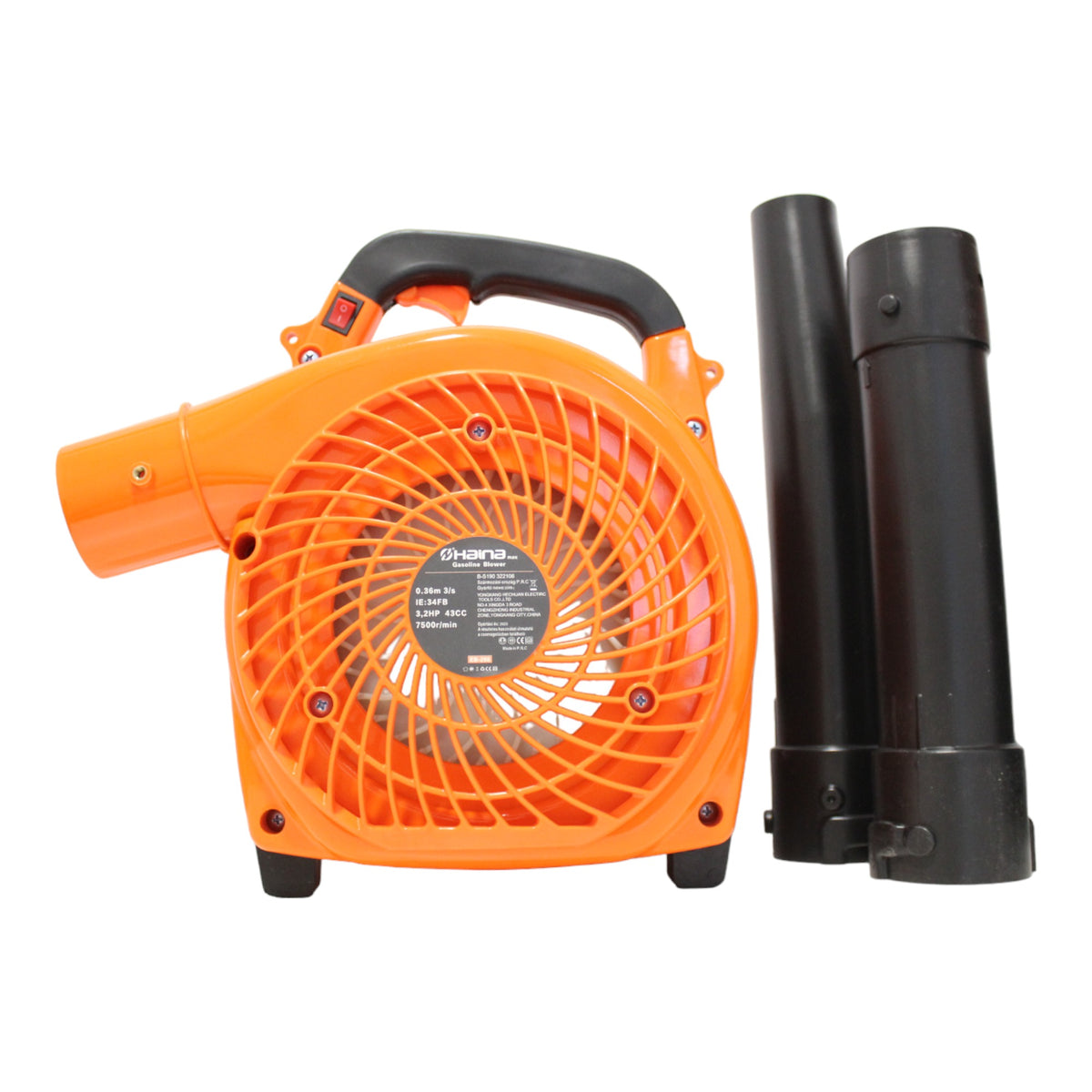 Haina H-GLB3050 Benzinmotoros Lombfúvó – 3,2 LE, 43 cm³, Állítható Fúvási Teljesítmény