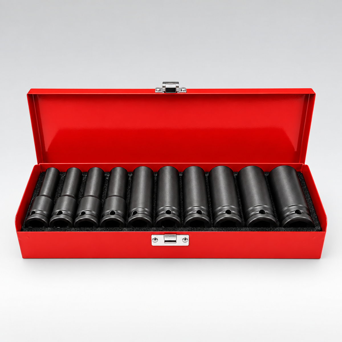 HITMAN HB-6854 10 részes erősített dugókulcs készlet 1/2" – 10–24 mm