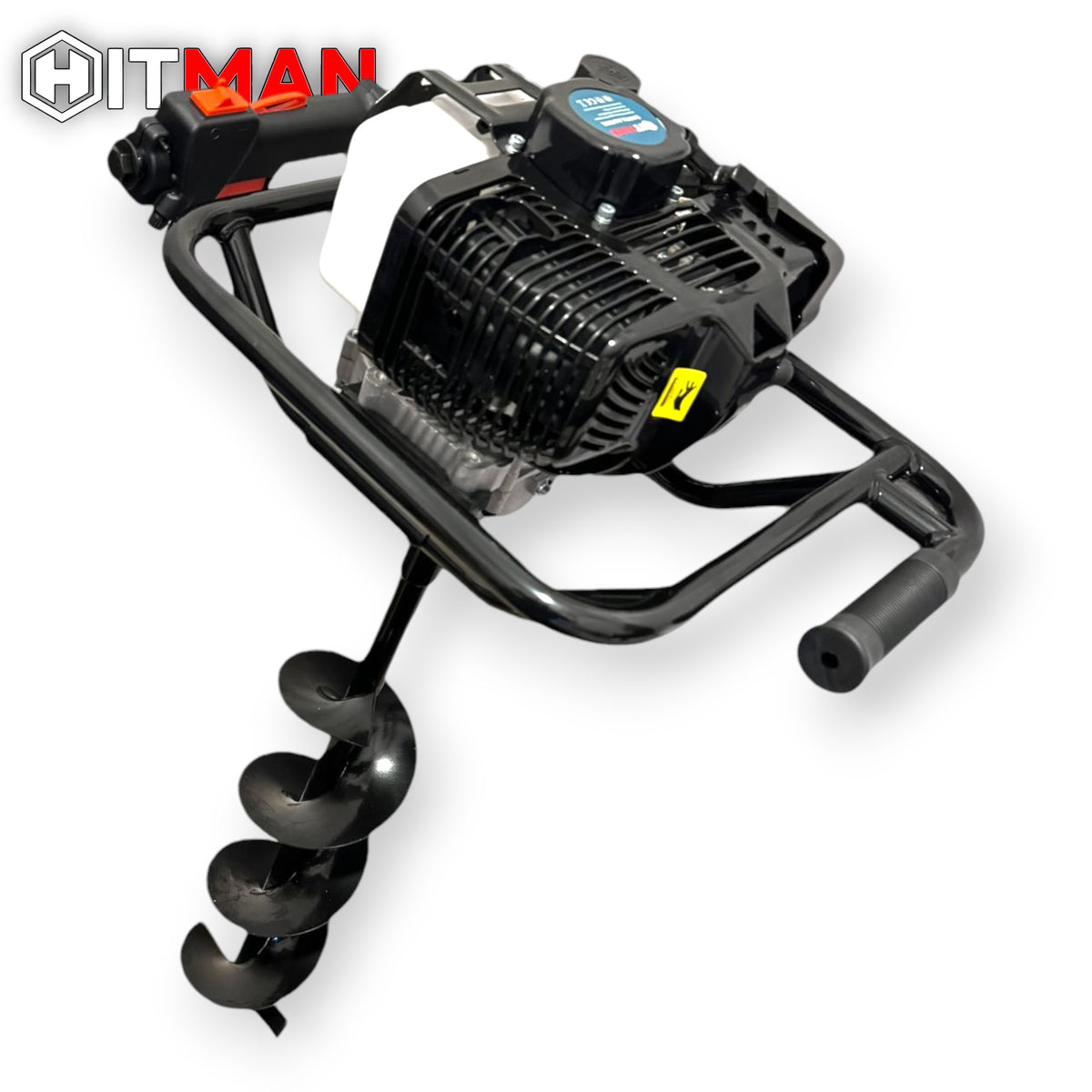 Hitman HT-ED76MAX Benzinmotoros Talajfúrógép 6,5HP – 73cc – 3 fúrószár, 80 cm hossz