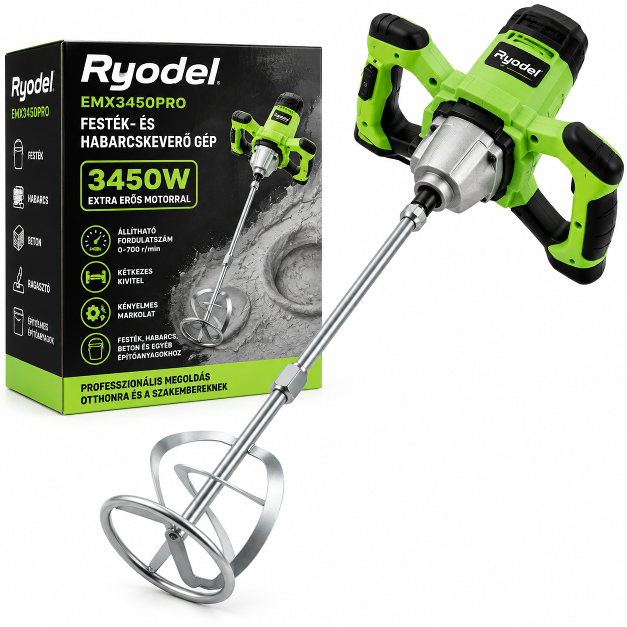 Ryodel Elektromos Festékkeverő 3450W RY-EMX-3450PRO