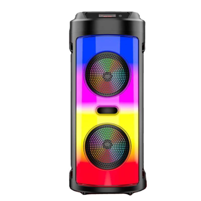 ZQS-2806 Bluetooth Party Hangszóró Mikrofonnal – Dupla 8” HiFi Karaoke Hangfal