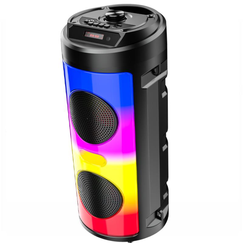 ZQS-2806 Bluetooth Party Hangszóró Mikrofonnal – Dupla 8” HiFi Karaoke Hangfal