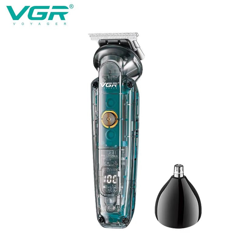 VGR V-949 Professzionális többfunkciós trimmelő – szakáll-, fül- és orrszőrvágó, vízálló, digitális kijelző