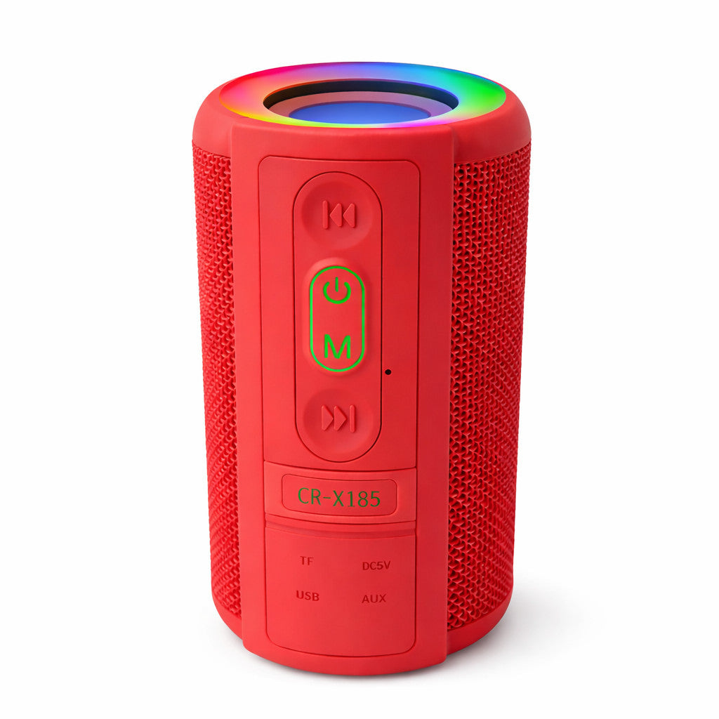 CR-X185 Bluetooth RGB hangszóró, piros