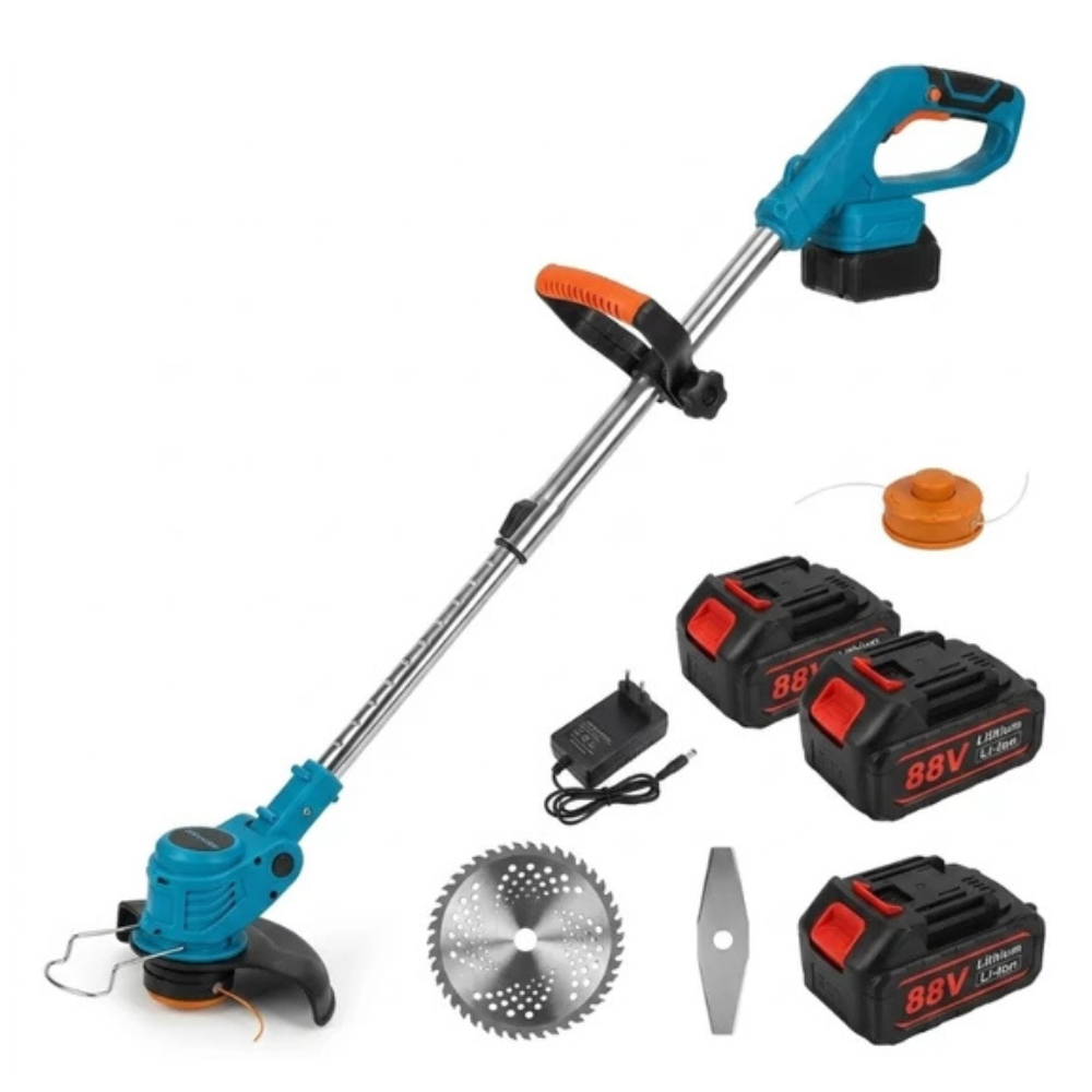 SUPAMASTER Akkumulátoros Fűkasza Szett 2 Akkumulátorral 88V SM-2988