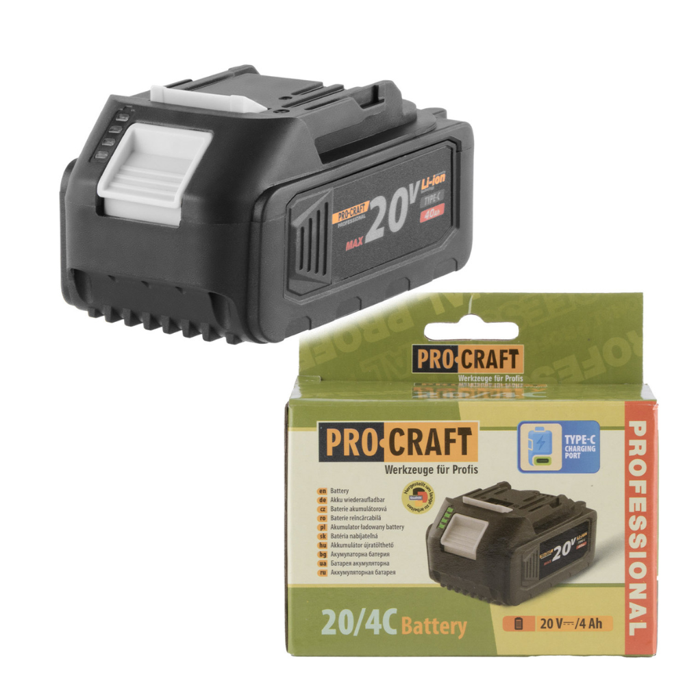 Procraft 20/4 Turbo akkus akkumulátor