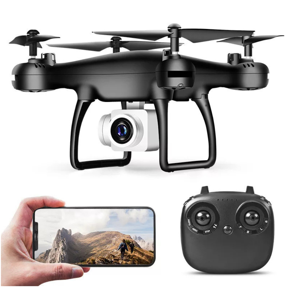 8S 4K Kamerás WiFi Drón – HD Kamerával és Távirányítóval, Fekete