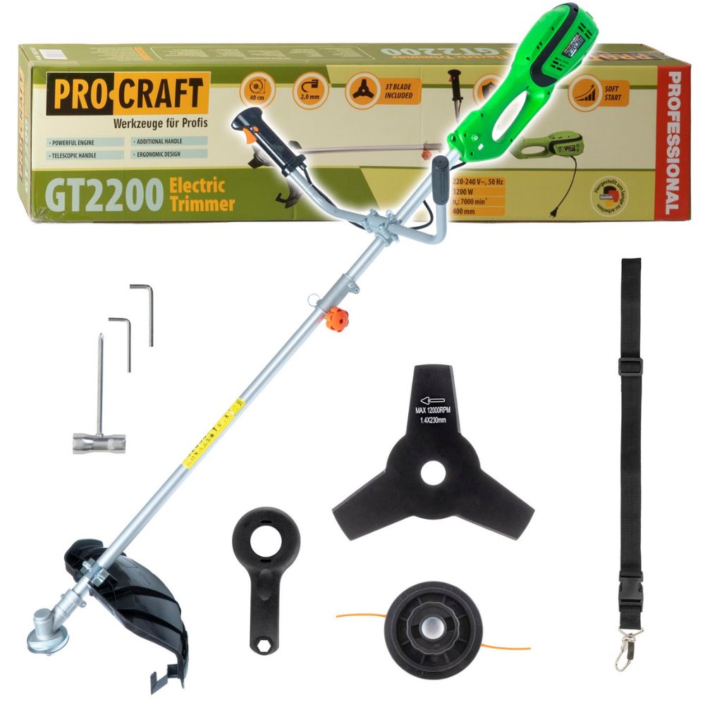 Procraft GT2200 Elektromos Bozótvágó 1200W