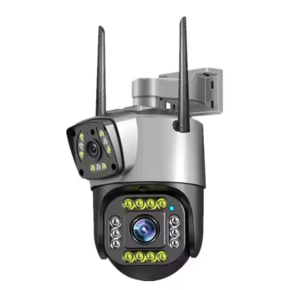 V380 PRO Kültéri WiFi Térfigyelő Kamera – Full HD 1080p, 360° PTZ, AI Mozgásérzékelés