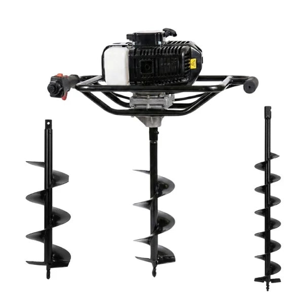 Starktech Germany ST-4800 Benzines Talajfúró 6,5 LE / 73 cm³ – 3 Fúrószárral 4800W