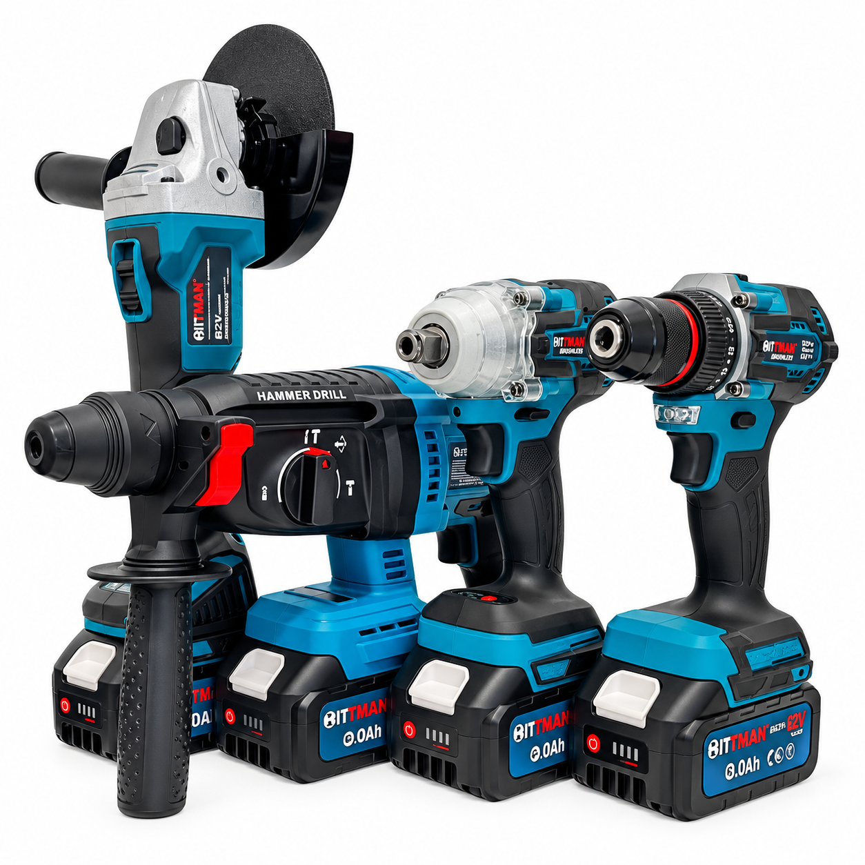 Hitman Akkumulátoros Szerszámgép Készlet 62V HT-BACD-2458KR