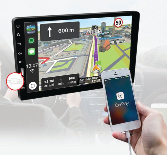 Alphaone 9 Colos 1 DIN Autórádió Bluetooth és Mirror Link Funkcióval