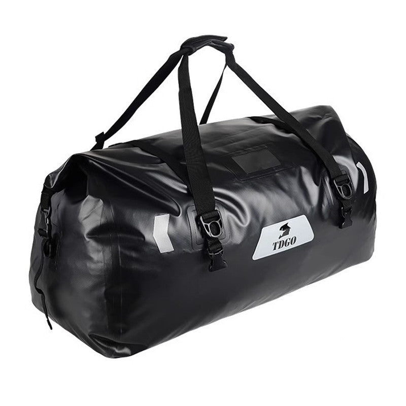 Motoros táska 65l Fekete