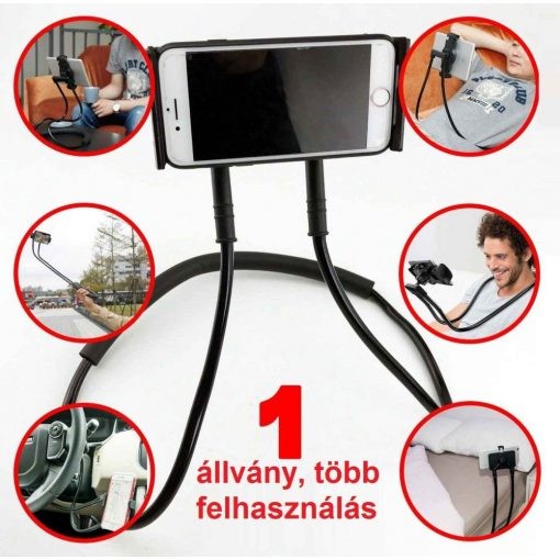 Nyakba akasztható telefon tartó