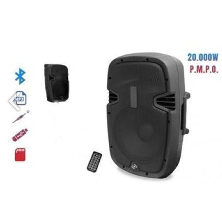 AlphaOne W6008 Hordozható akkus Bluetooth hangfal, beépített led,mikrofonnal