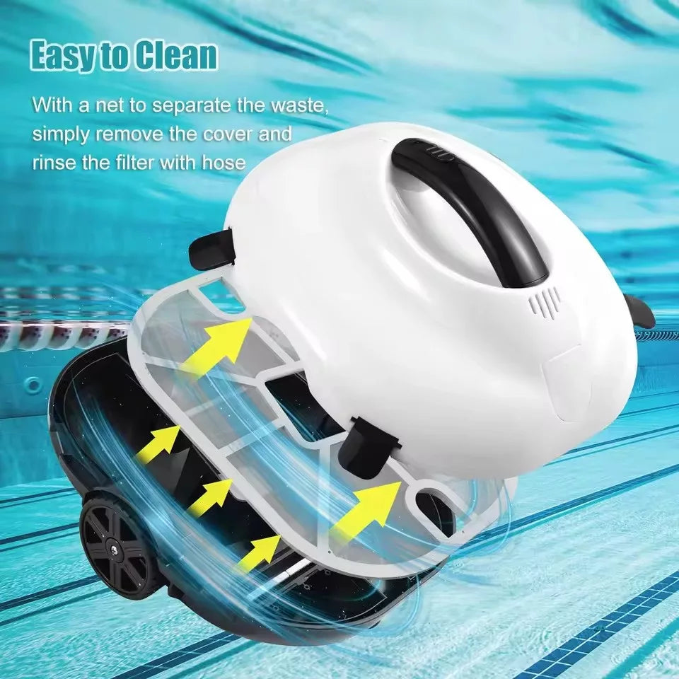 Cordless Robotic Pool Vacuum Cleaner – Vezeték Nélküli Medencetisztító Robot
