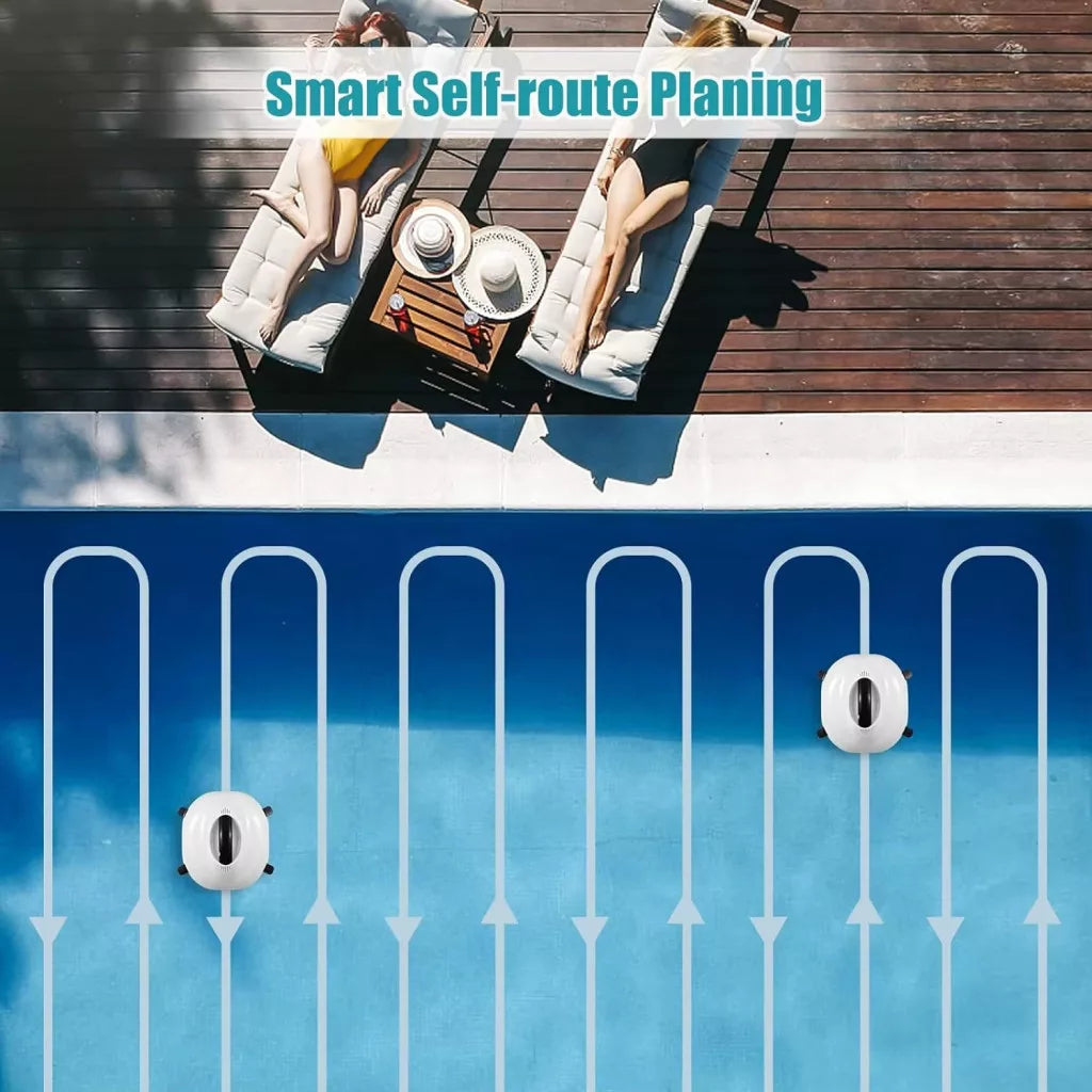 Cordless Robotic Pool Vacuum Cleaner – Vezeték Nélküli Medencetisztító Robot