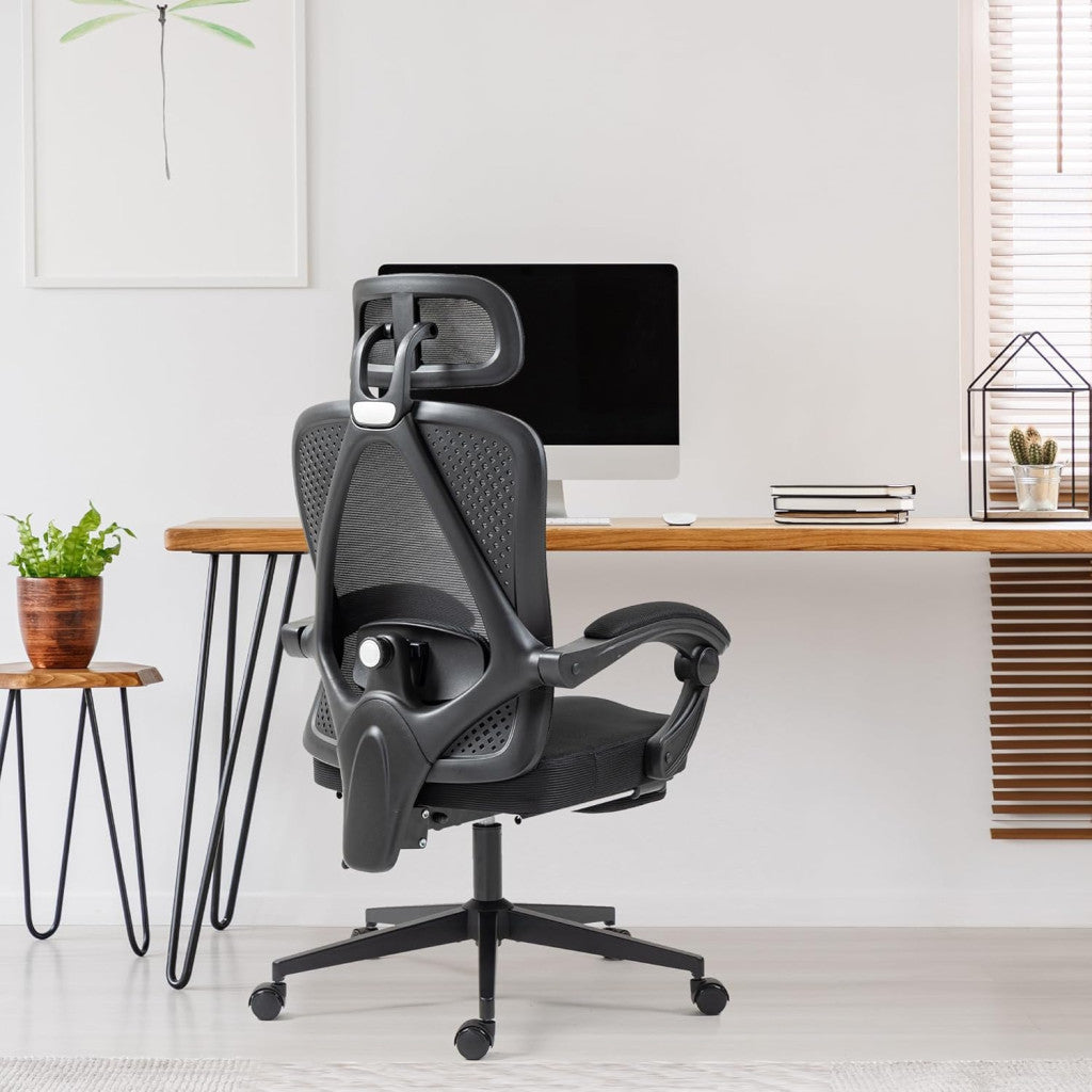 Dowinx Ergonomikus irodai vezetői szék fejtámlával, deréktámasszal és kihúzható lábtartóval