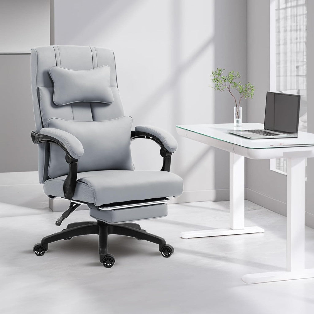 Dowinx Ergonomikus Vezetői Szék Lábtartóval Szürke