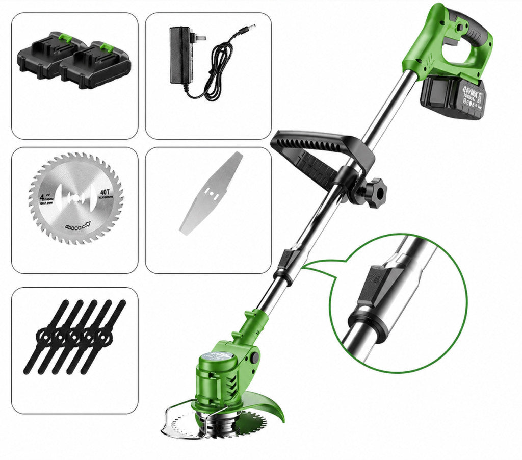 PureCut akkumulátoros fükasza 48V 2db akkumulátorral
