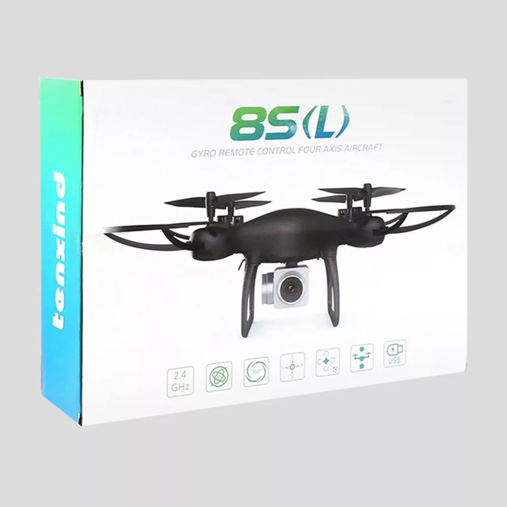 8S 4K Kamerás WiFi Drón – HD Kamerával és Távirányítóval, Fekete