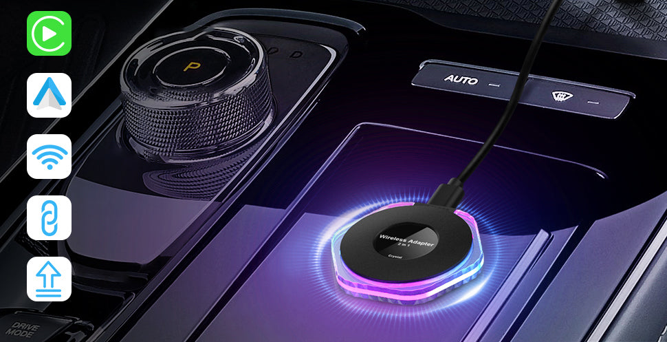 Crystal Wireless CarPlay és Android Auto Adapter Univerzális