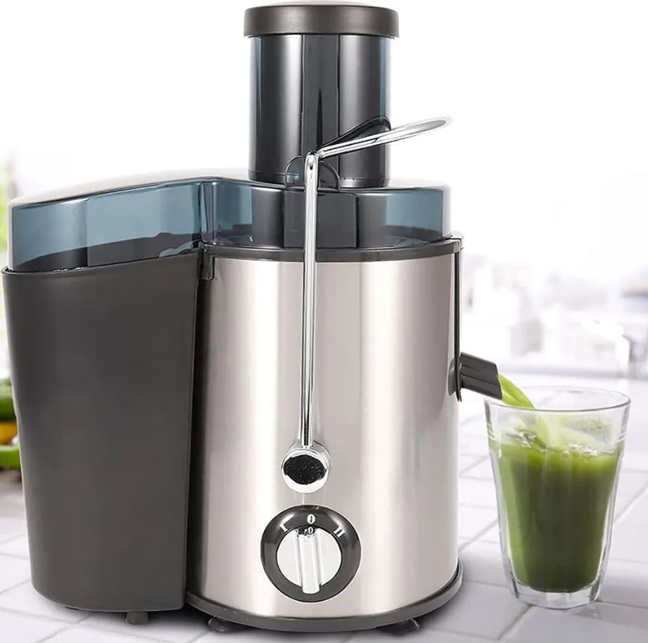 Centrifugás Gyümölcs és Zöldségprés – 800W, 2 Sebességes, Rozsdamentes Acél Szűrővel