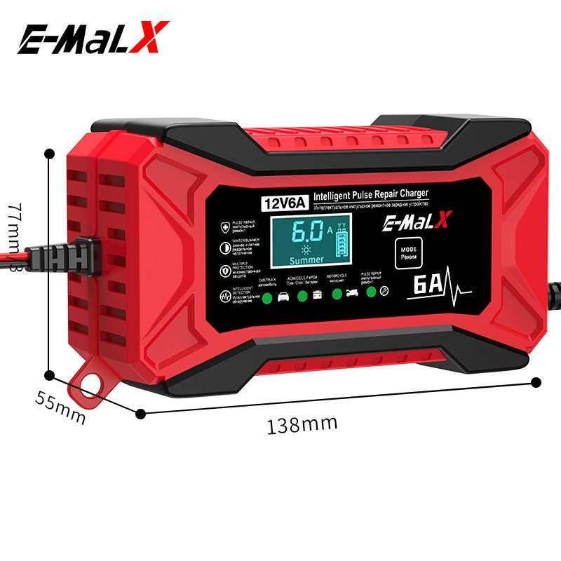 Intelligens akkumulátortöltő 12V 6A