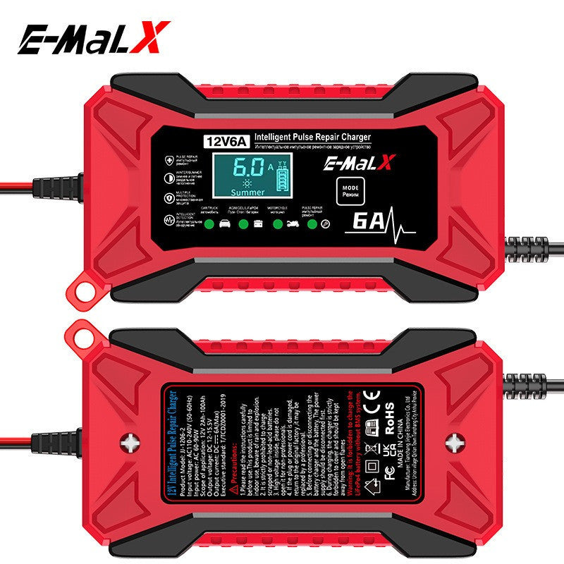 Intelligens akkumulátortöltő 12V 6A