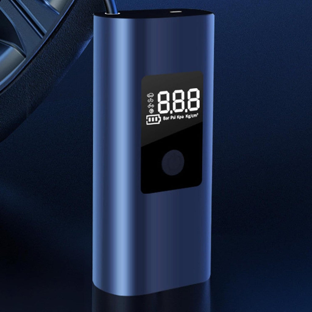 Akkumulátoros digitális mini kompresszor 80 W, USB-C töltéssel