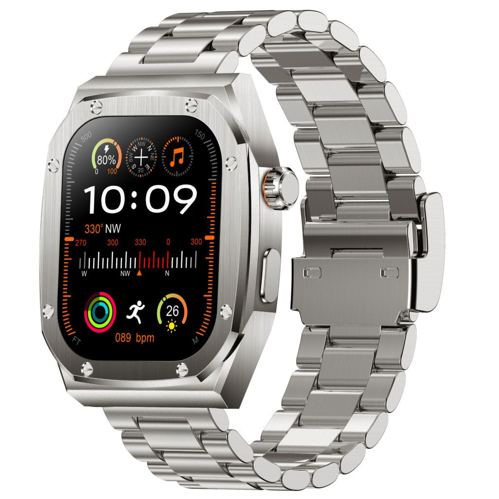 Z17 Max okosóra, ezüst - Bluetooth-hívás funkcióval, pulzusmérővel, lépésszámlálóval, alváskövetéssel
