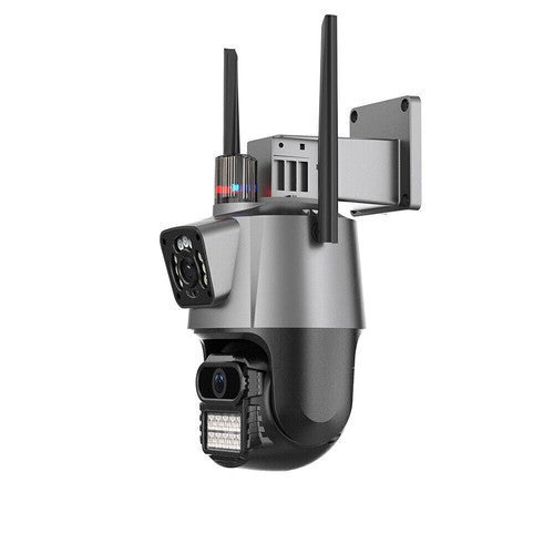 Titan 360° 8 MP 4K 4G SIM-kártyás kültéri PTZ biztonsági kamera – iCSee, IP66