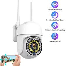 THO CAM-315 Okos WiFi Térfigyelő Kamera – Forgatható Kültéri Biztonsági Kamera Éjjellátó Funkcióval