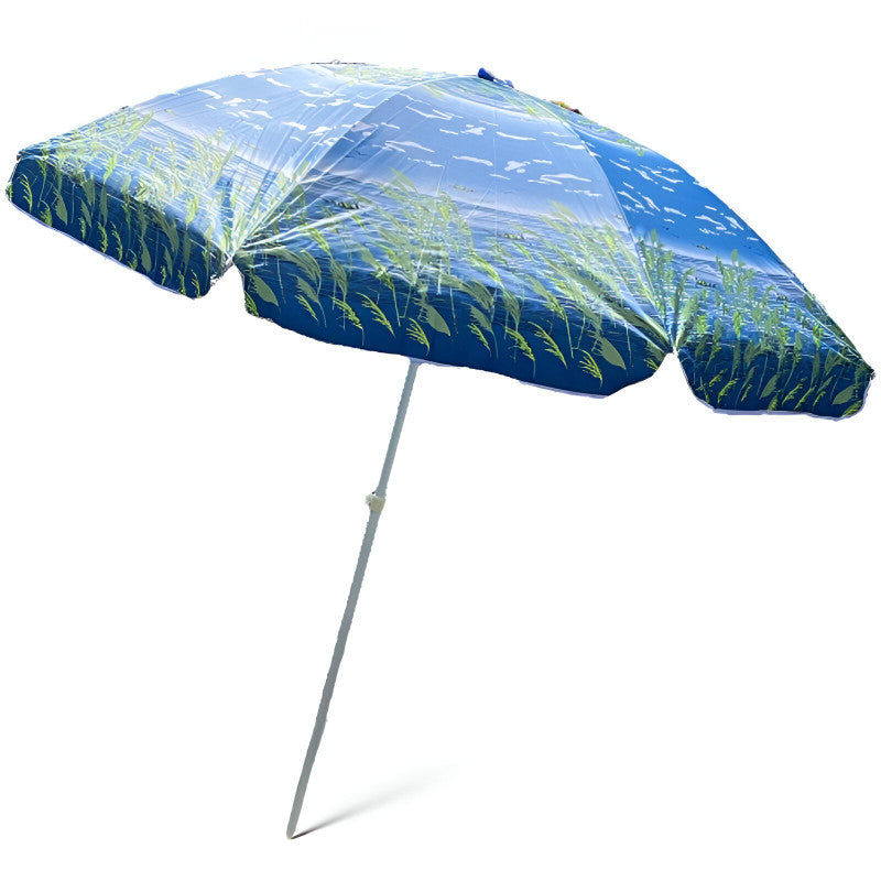 Kerti és Strand Napernyő 320 cm Kék Nádmintás Kivitel