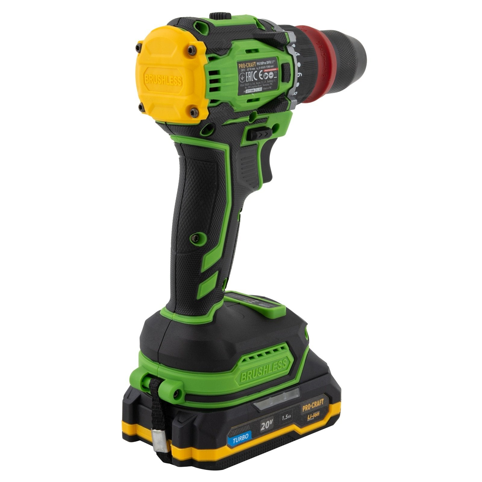 PROCRAFT akkumulátoros fúrócsavarozó PA18Pro DFR